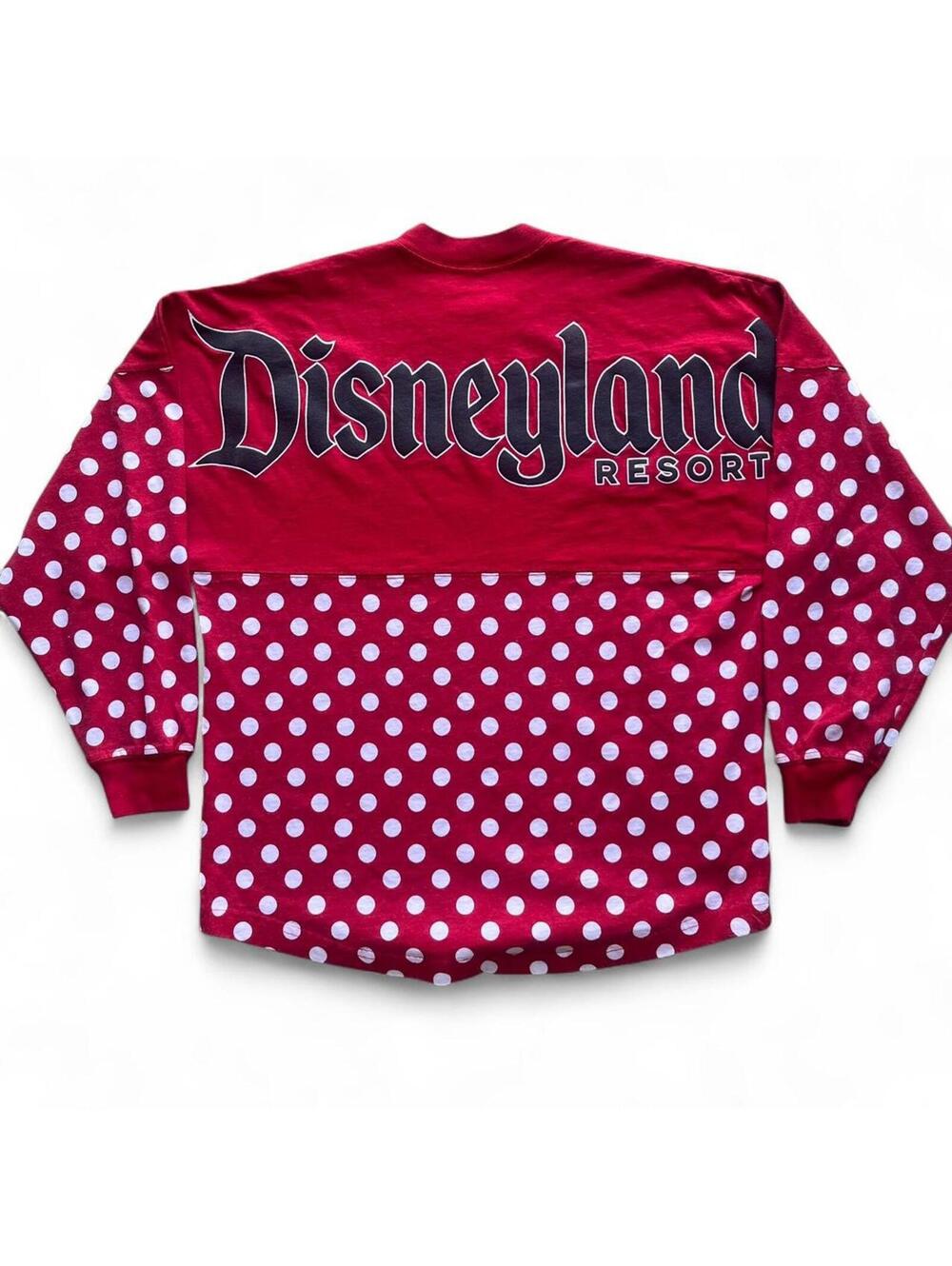 Disneyland Resort Red Polka Dot Long Sleeve Shirt